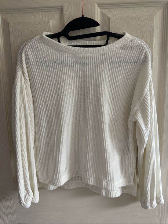 Old Navy Other - Old Navy Cream Ribbed Knit Pullover